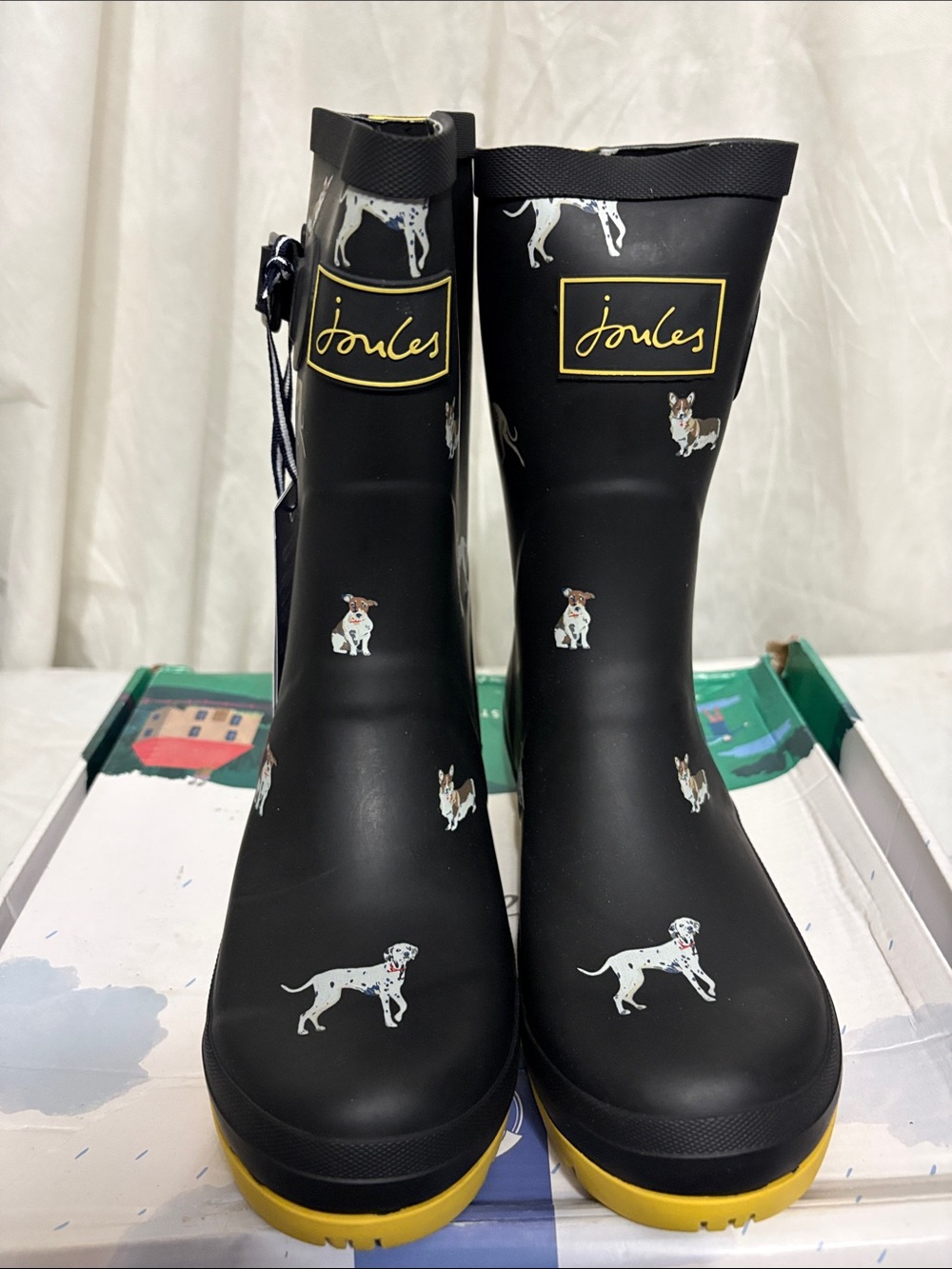 Joules Rain Boots size US 7 NWT